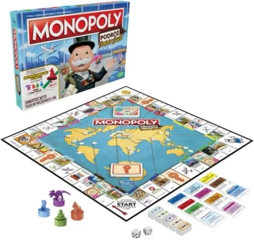 HASBRO GRA MONOPOLY PODRÓŻ DOOKOŁA ŚWIATA na Arena.pl