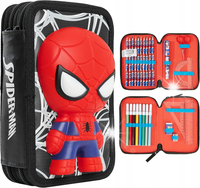 PIÓRNIK SPIDER-MAN MARVEL DLA DZIECI KREDKI DO KOLOROWANIA PREZENT DZIECI