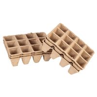 ROZSADNIKI TORFOWE (3*4 OTWORY) 16*12*4.5 CM, 5 SZTUK - T 15G465