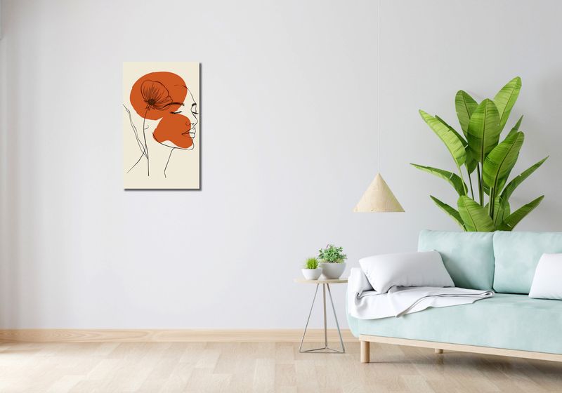 Obraz 40x70cm Ciepło Kwiatu zdjęcie 2