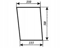 Szyba przednia dolna do ciągnika rolniczego Fortschritt ZT 323A, 323-A
