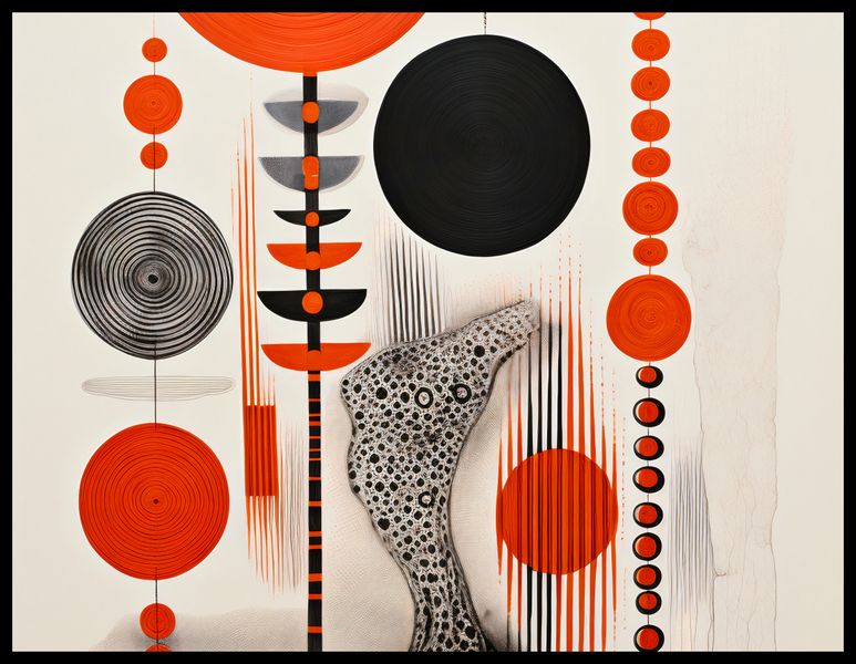 Plakat 65x50cm Kontrastowy Kosmos zdjęcie 2