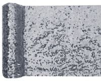 Bieżnik cekinowy srebrny ozdobny 0,19 x 3 m