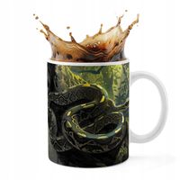 KUBEK CERAMICZNY 330ML DRUK - ZWIERZĘTA WĄŻ
