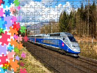 Puzzle tradycyjne Pociągi - Train