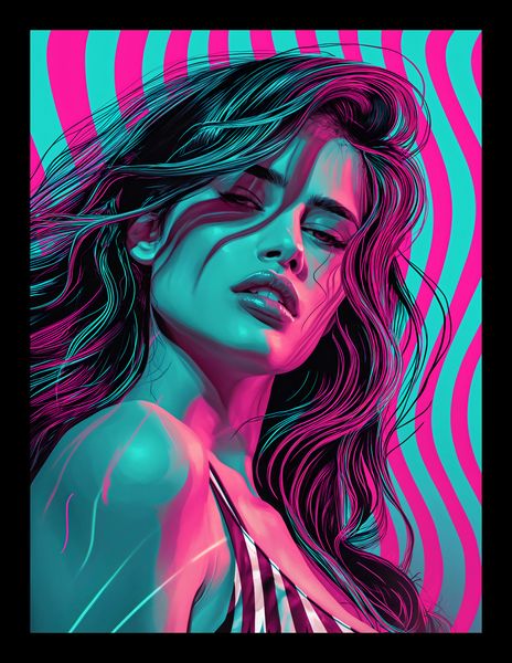 Plakat 15x20cm Neonowy Wzrok zdjęcie 2