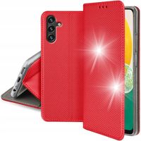 Etui z klapką niktrade do Samsung Galaxy A14 5G czerwony