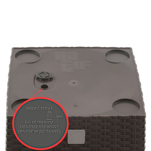 Doniczka RATO SQUARE DRTS300 - umbra na Arena.pl