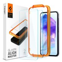 Szkło Hartowane Spigen AlignMaster DO Samsung Galaxy A55 5G 2szt. Łatwy Mon
