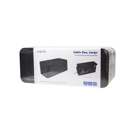 Organizer kabli Cable Box, czarny na Arena.pl