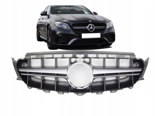 GRILL MERCEDES W213 S213 C238 E 16- E63 AMG SILVER na Arena.pl