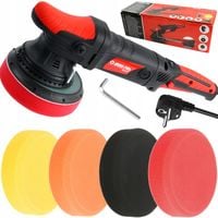 POLERKA SAMOCHODOWA szlifierka OSCYLACYJNA Z REGULACJĄ DUAL ACTION + GĄBKI