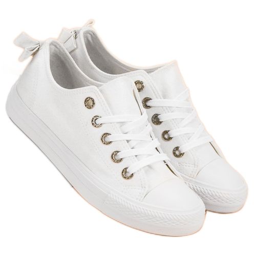 Białe Niskie Trampki r.38 na Arena.pl