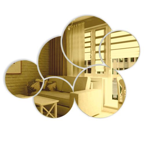 Dekoracyjne Lustro Akrylowe Koła na Arena.pl