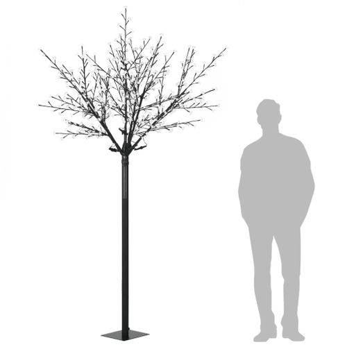 DRZEWKO ŚWIĄTECZNE KWITNĄCE LED BIAŁE 250cm na Arena.pl