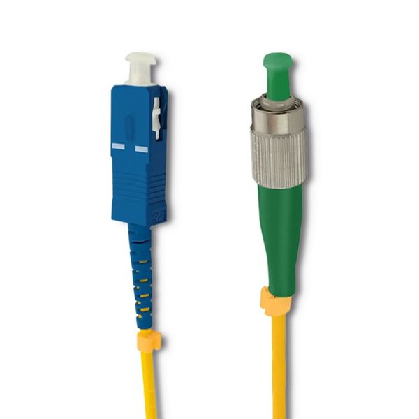 Qoltec Patchcord światłowodowy FC/APC - SC/UPC | Singlemode | 9/125 | G652D | Simplex | 15m zdjęcie 2