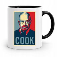 Kubek Czarny Prezent Dla Kucharza Kucharki Cook Z Nadrukiem Ze Zdjęciem