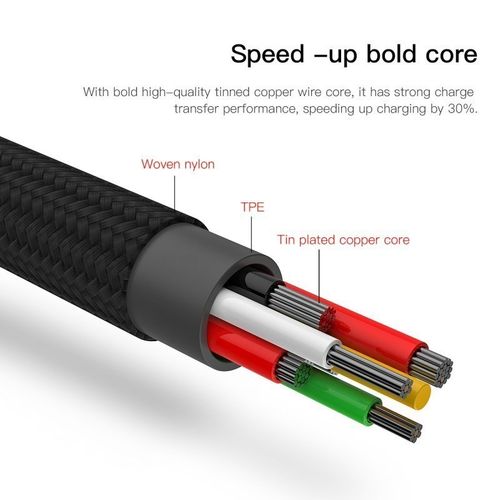 Kabel Baseus Rapid 3w1 microUSB, 2xLightning 1,2m Black na Arena.pl