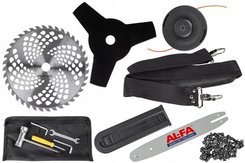 Podkaszarka KOSA kosiarka SPALINOWA wykaszarka wielofunkcijna MOCNA 4W1XL na Arena.pl