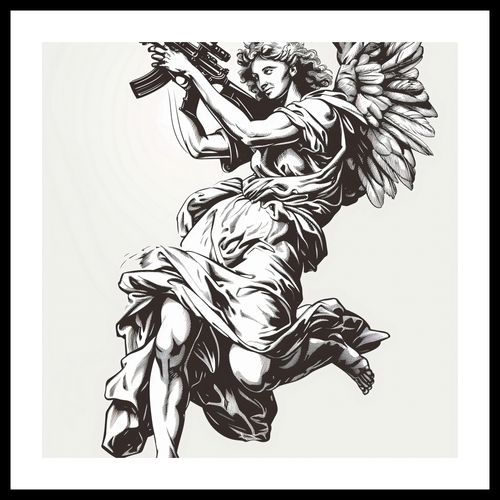 Plakat 40x40cm Anioł Wojny na Arena.pl