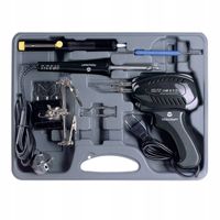 Lutownica transformatorowa 100W ZESTAW lutowniczy KOLBA uchwyt walizka