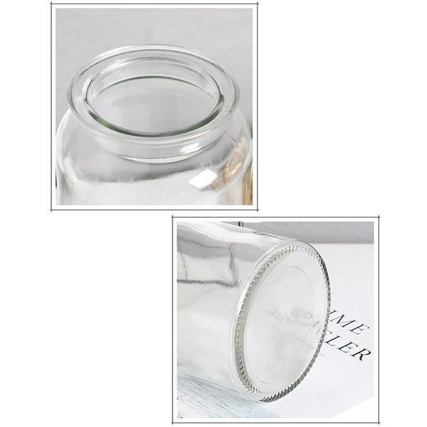 Wazon W Stylu Skandynawskim Dekoracja Nowoczesnego Wnętrza Transparentny A-S zdjęcie 7