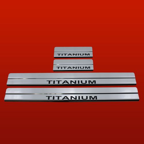 Listwa progowa FORD FIESTA MK7 TITANIUM Stal nierdzewna 304 połysk  4szt na Arena.pl
