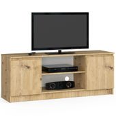 Szafka rtv, stolik, NOVA, 140x40x55 cm, dąb artisan, mat | TYLETEGOTU