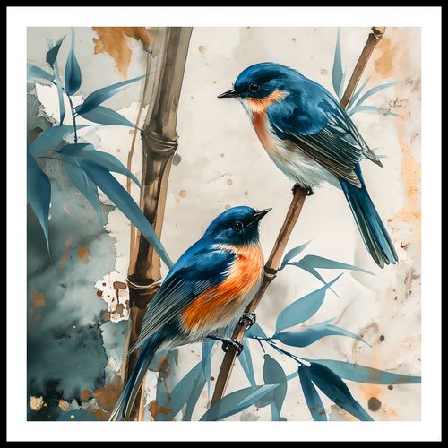 Plakat 60x60cm Trzy Ptaki na Arena.pl