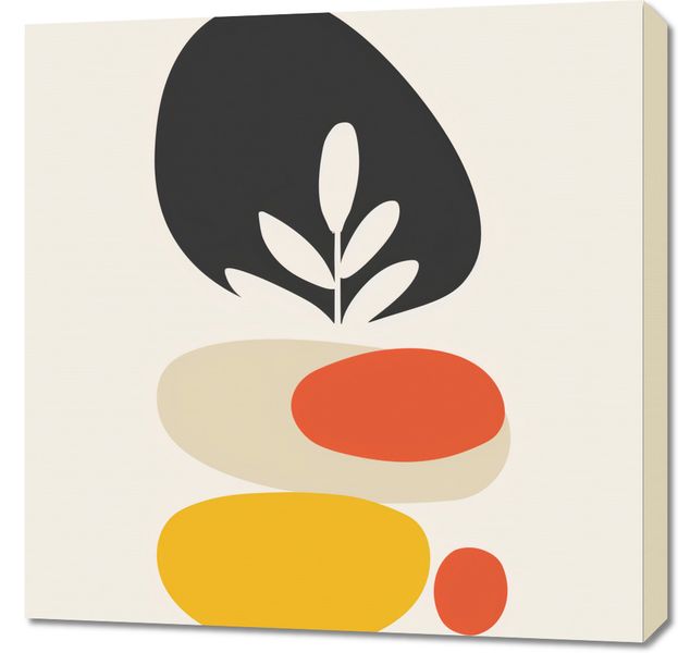 Obraz 70x70cm Botaniczna Spójność zdjęcie 1