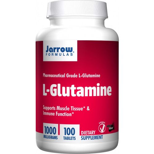 Jarrow Formulas L-Glutamine 1000 mg Glutaminy 100 tabletek na Arena.pl