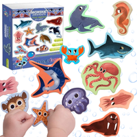 Gra Edukacyjna Zestaw Magnesów Morskie Mieszkańcy 6032-18