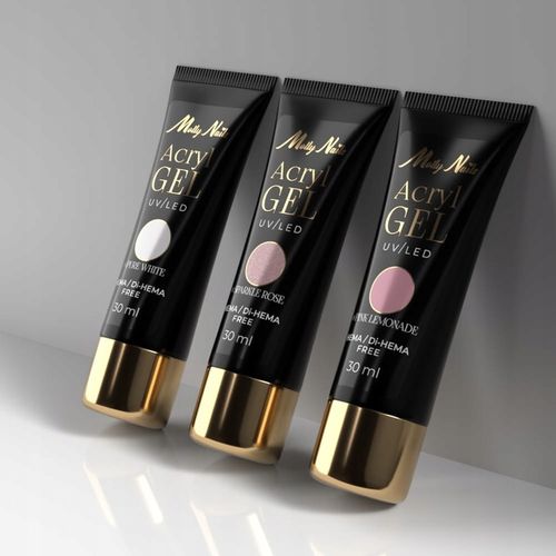 Akrylożel Budujący MOLLYNAILS 30g Polygel Acrylgel Pink Sparkle Różowy Pink na Arena.pl