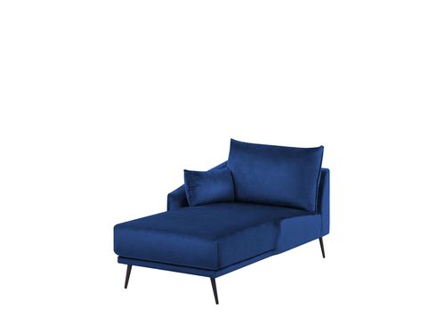 Narożnik welurowy niebieski VARDE na Arena.pl