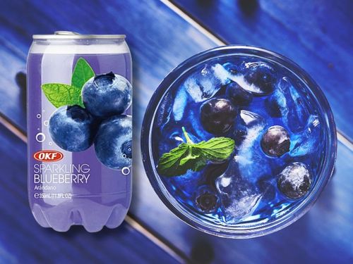 OKF Sparkling Blueberry koreański napój gazowany borówka 350 ml na Arena.pl
