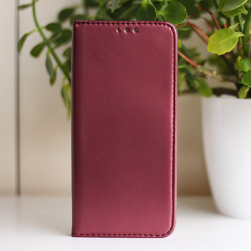 Etui Smart Magnetic do REALME Note 60 burgundowe na Arena.pl