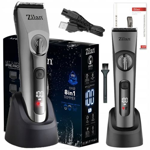 MASZYNKA DO STRZYŻENIA TRYMER DO BRODY CIAŁA BEZPRZEWODOWA WODOODPORNA na Arena.pl