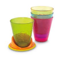 FISHER PRICE Y3536 Kolorowe kubeczki z podstawka