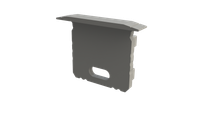 szara zaślepka z otworem GLG3 endcap grey with hole