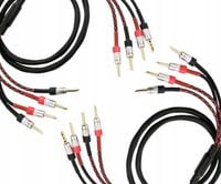 2X Kable przewody bi-amping bi-amp Cross-Tech HQ8 2x2,5m