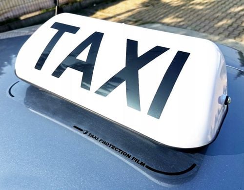 LAMPA KOGUT TAXI LED NA PILOTA + FOLIA OCHRONNA na Arena.pl
