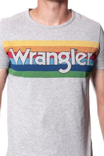 WRANGLER RAINBOW TEE MID GREY MEL W7A80FQ37 M na Arena.pl