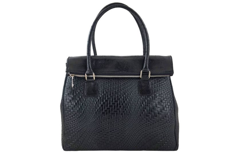 Elegancka torebka do pracy - Czarna zdjęcie 1