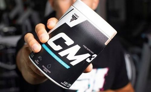 TREC CM3 500G TCM TREC NITROBOLON 300g TREC GLUTAMINE 400g zestaw na Arena.pl