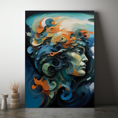 Obraz na płótnie portret abstrakcja 80x120 cm na Arena.pl