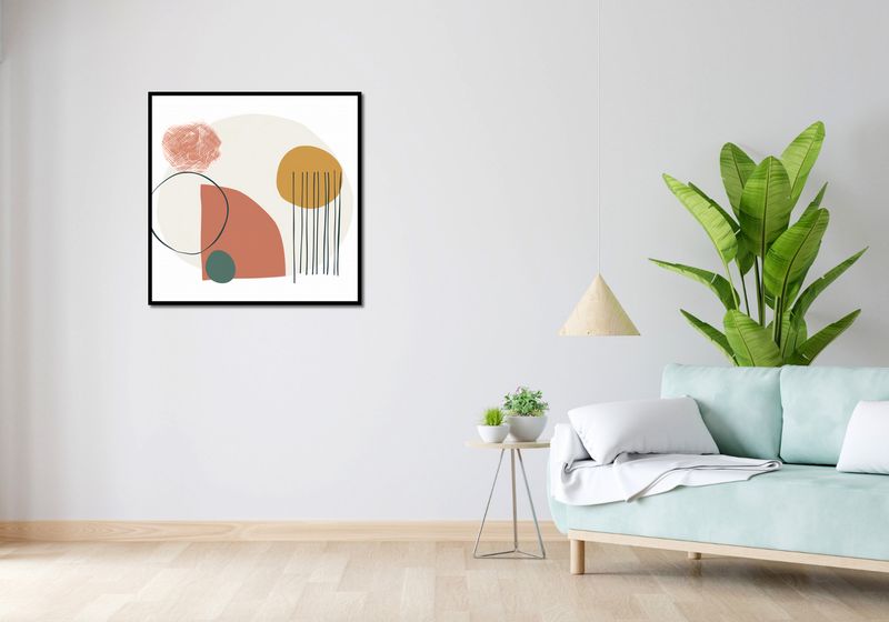 Plakat 80x80cm Widok nad Horyzontem zdjęcie 4