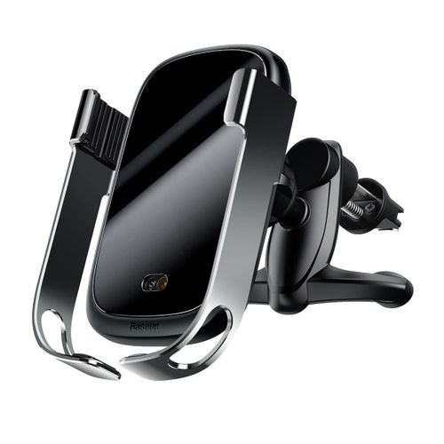 Baseus Rock-solid Electric Holder Wireless charger Silver na Arena.pl