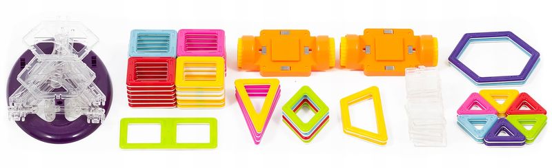 KLOCKI MAGNETYCZNE NOWE 76EL. zdjęcie 8