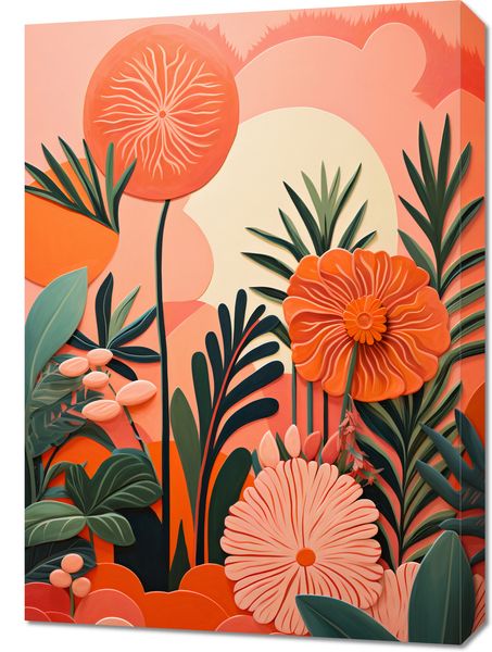 Obraz 50x70cm Koralowy Ogród zdjęcie 1