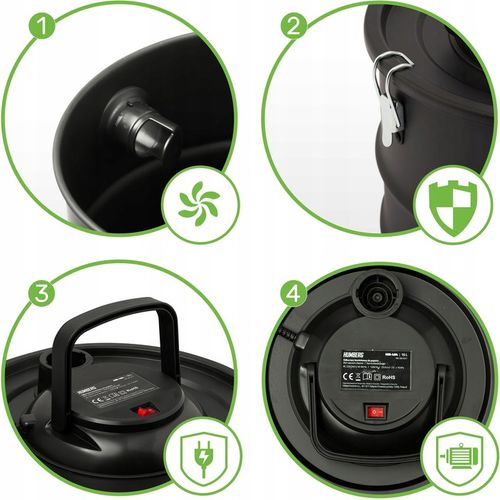 ODKURZACZ DO KOMINKA SEPARATOR DO POPIOŁU SADZY PIECA KOMINKOWY 15L na Arena.pl